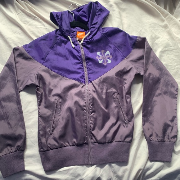 Purple Nike Zip-Up Track Jacket - Picture 4 of 5